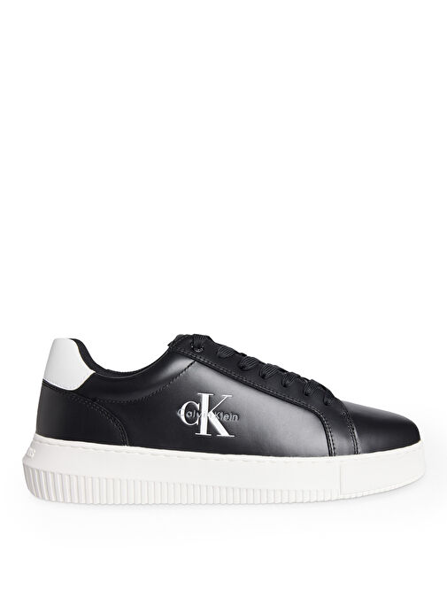 Calvin Klein Beyaz Erkek Sneaker CHUNKY CUPSOLE MONO LTH - Görsel 2