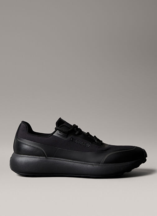Calvin Klein Siyah Erkek Sneaker CITY RUNNER LACEUP TECH MIX - Görsel 2