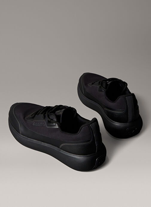 Calvin Klein Siyah Erkek Sneaker CITY RUNNER LACEUP TECH MIX - Görsel 6
