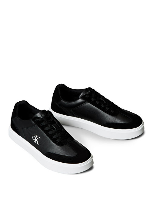 Calvin Klein Beyaz Erkek Sneaker CLASSIC CUPSOLE LACEUP WT MIX - Görsel 4