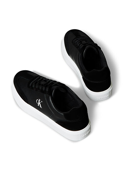 Calvin Klein Beyaz Erkek Sneaker CLASSIC CUPSOLE LACEUP WT MIX - Görsel 6