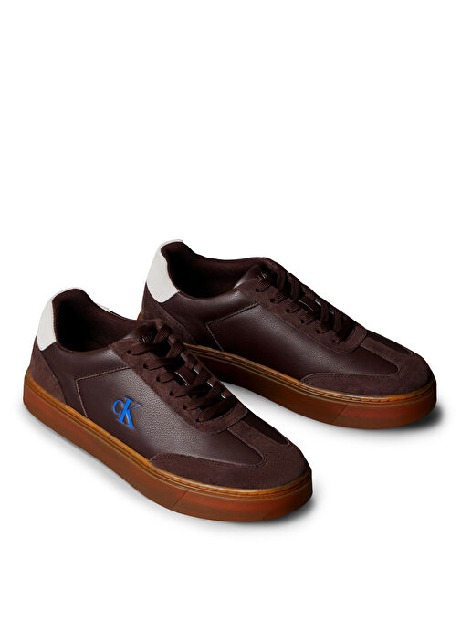 Calvin Klein Kahverengi Erkek Sneaker CLASSIC CUPSOLE LACEUP WT MIX - Görsel 4