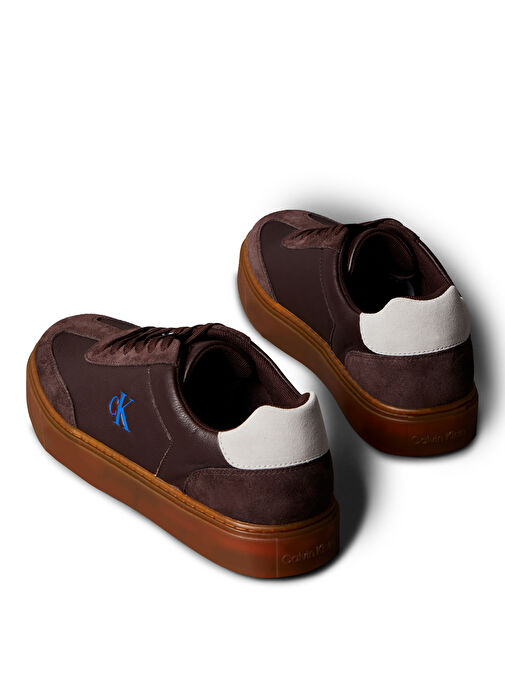 Calvin Klein Kahverengi Erkek Sneaker CLASSIC CUPSOLE LACEUP WT MIX - Görsel 6