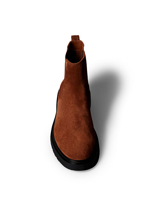 Calvin Klein Kahverengi Erkek Deri Bot COMBAT ESS CHELSEA BOOT SU - Görsel 5