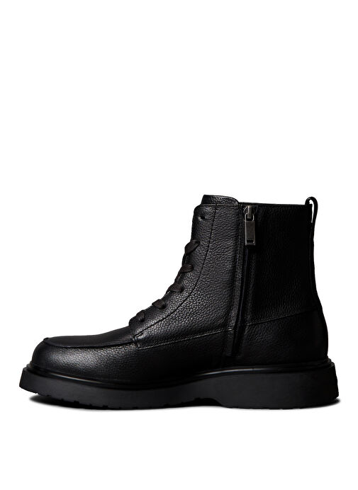 Calvin Klein Siyah Erkek Bot COMBAT ESS LACE UP APRON LTH W - Görsel 3