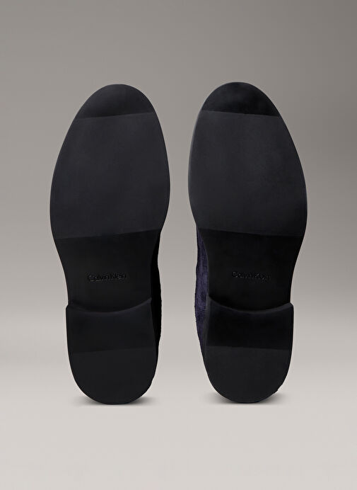 Calvin Klein Lacivert Erkek Süet Bot ESS RUBBER CHELSEA SU - Görsel 7