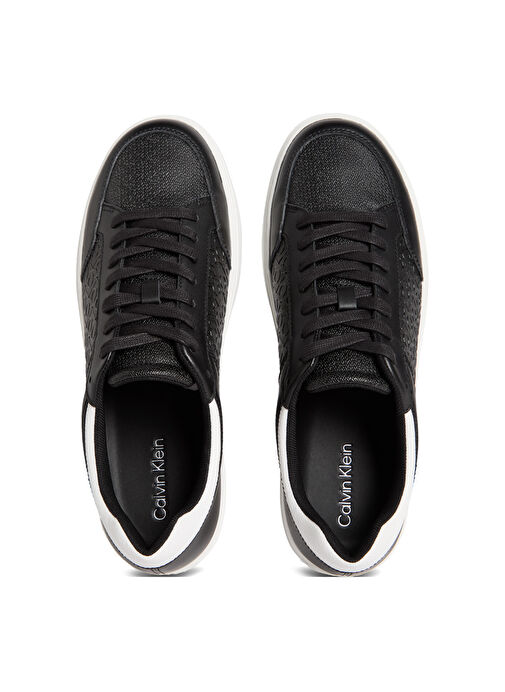 Calvin Klein Beyaz Erkek Sneaker CLEAN CUP LOW LACEUP MONO - Görsel 5