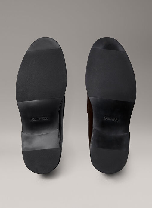 Calvin Klein Kahverengi Erkek Klasik Ayakkabı ESS RUBBER BAND LOAFER LTH - Görsel 7