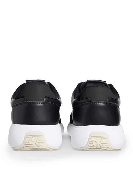 Calvin Klein Siyah Erkek Sneaker ATHLEISURE RUNNER LACEUP LTH MIX - Görsel 6