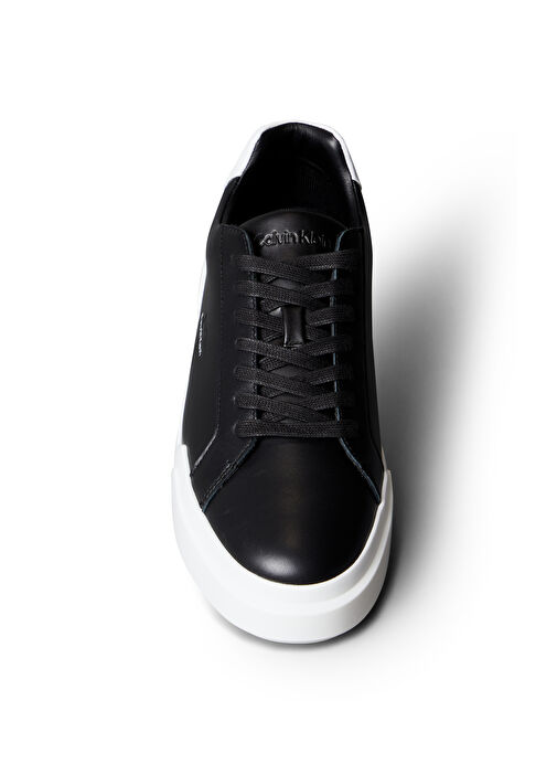 Calvin Klein Beyaz Erkek Sneaker CHUNKY CUPSOLE LACEUP LTH - Görsel 5