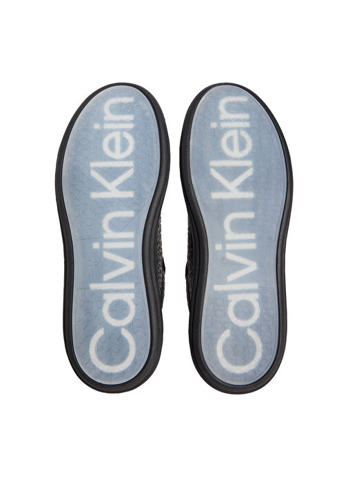 Calvin Klein Siyah Erkek Sneaker CHUNKY LOW TOP LACE UP MONO - Görsel 7