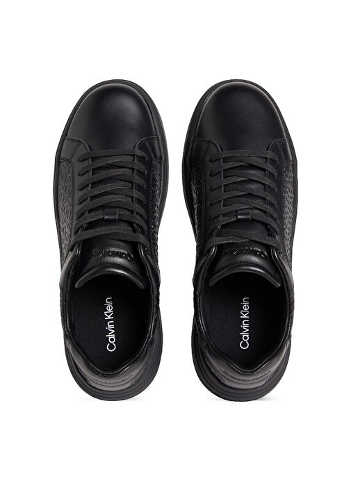 Calvin Klein Siyah Erkek Sneaker CHUNKY LOW TOP LACE UP MONO - Görsel 5