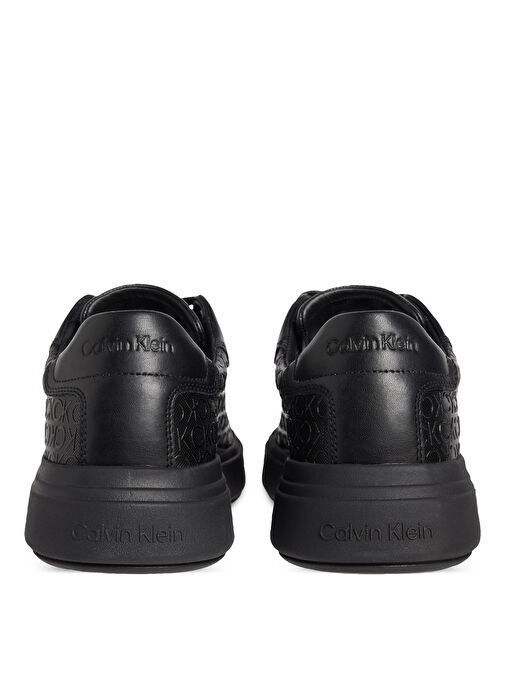 Calvin Klein Siyah Erkek Sneaker CHUNKY LOW TOP LACE UP MONO - Görsel 6