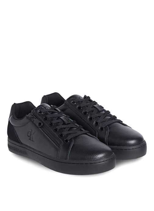 Calvin Klein Siyah Erkek Sneaker CLASSIC CUPSOLE ZIP LOW IN - Görsel 4