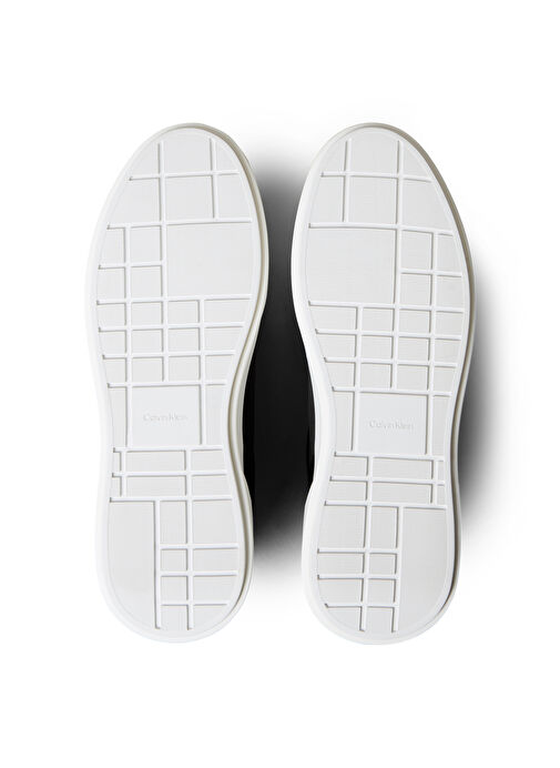 Calvin Klein Beyaz Erkek Sneaker CHUNKY CUPSOLE LACEUP LTH MIX - Görsel 7