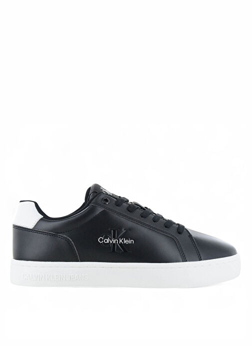 Calvin Klein Beyaz Erkek Sneaker CLASSIC CUPSOLE MONO LTH - Görsel 2