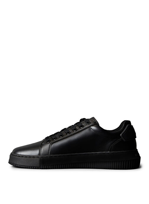 Calvin Klein Siyah Erkek Sneaker CHUNKY CUPSOLE RU PATCH LTH - Görsel 3