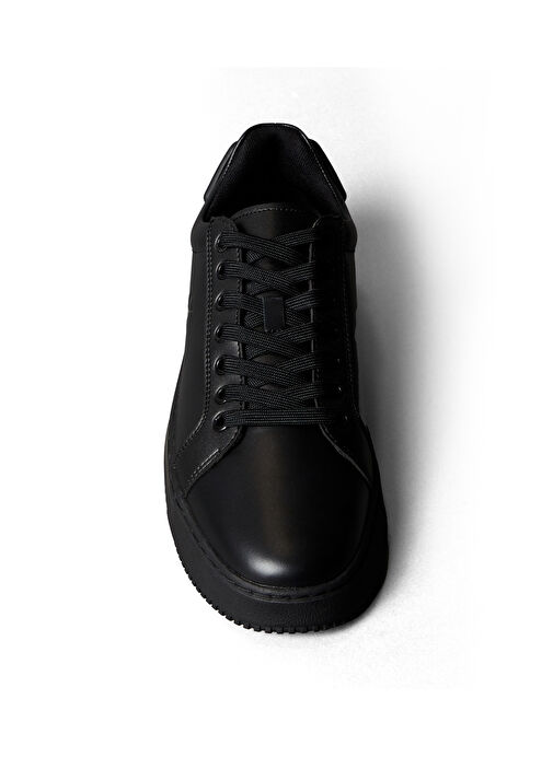 Calvin Klein Siyah Erkek Sneaker CHUNKY CUPSOLE RU PATCH LTH - Görsel 5