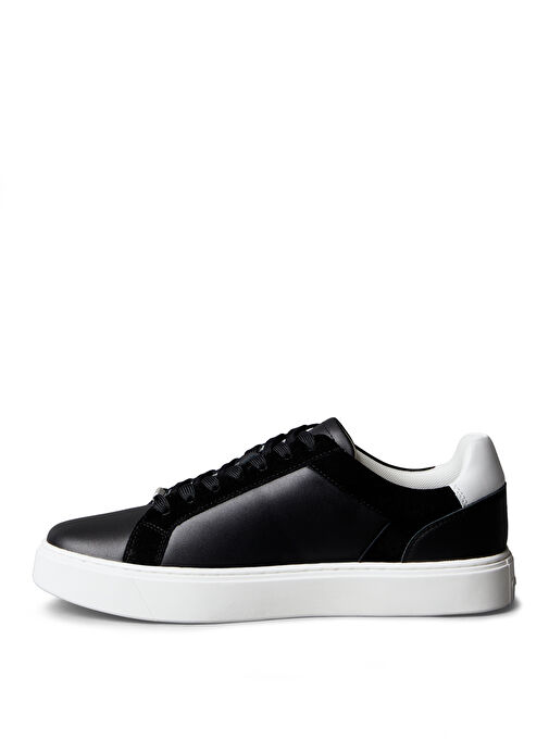 Calvin Klein Beyaz Erkek Sneaker CLASSIC CUPSOLE LACEUP TAPE LTH - Görsel 3