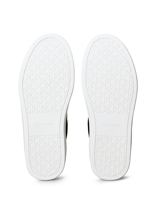 Calvin Klein Beyaz Erkek Sneaker CLASSIC CUPSOLE LACEUP TAPE LTH - Görsel 7