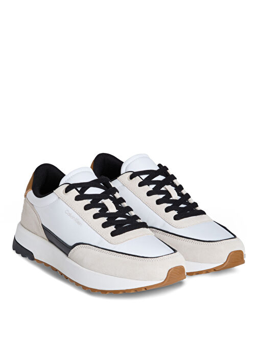 Calvin Klein Bej Erkek Sneaker LOW TOP LACE UP REPREVE MIX - Görsel 3