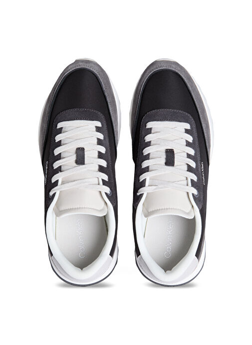 Calvin Klein Siyah Erkek Sneaker LOW TOP LACE UP REPREVE MIX - Görsel 4