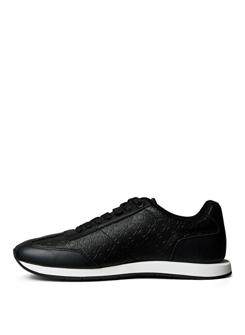 Calvin Klein Siyah Erkek Sneaker LOW PROF RUNN LACEUP MONO - Görsel 3