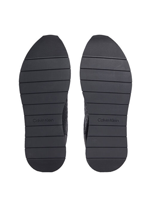 Calvin Klein Siyah Erkek Sneaker LOW PROF RUNN LACEUP MONO - Görsel 7
