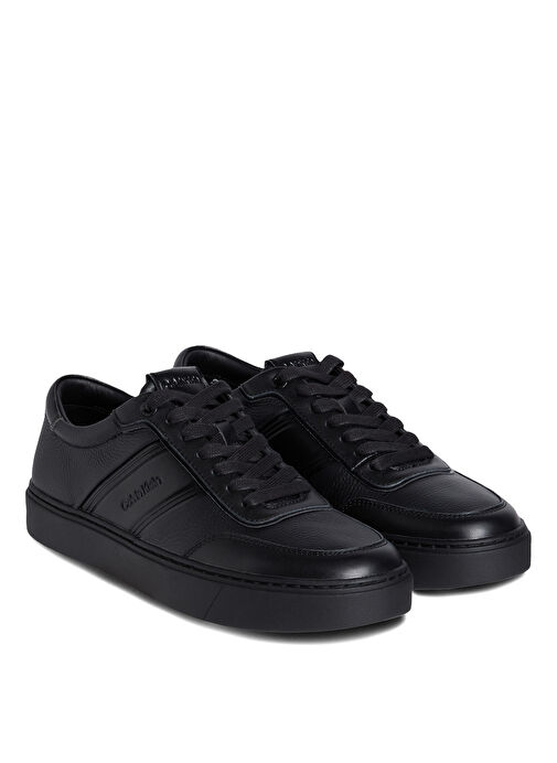 Calvin Klein Siyah Erkek Sneaker CLEAN CUP LOW LACE TAPE - Görsel 3