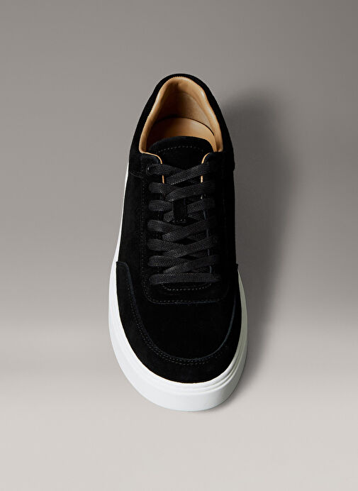 Calvin Klein Siyah Erkek Deri Sneaker CLEAN CUP LOW LACEUP OXF SU - Görsel 5