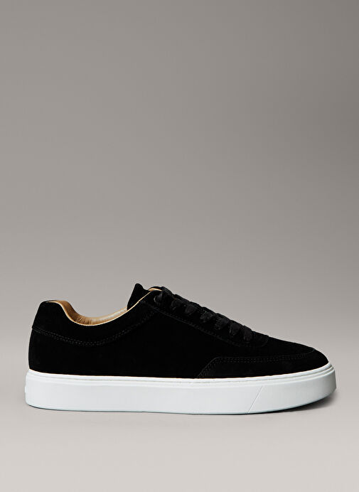 Calvin Klein Siyah Erkek Deri Sneaker CLEAN CUP LOW LACEUP OXF SU - Görsel 2