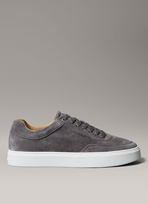 Calvin Klein Antrasit Erkek Deri Sneaker CLEAN CUP LOW LACEUP OXF SU - Görsel 2