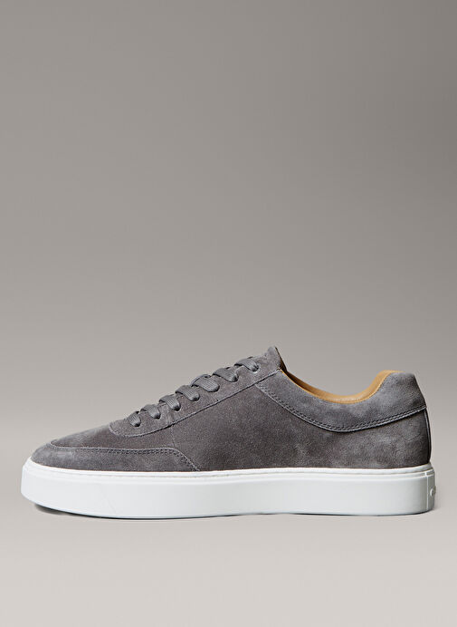 Calvin Klein Antrasit Erkek Deri Sneaker CLEAN CUP LOW LACEUP OXF SU - Görsel 3