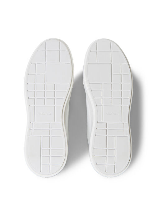 Calvin Klein Beyaz Erkek Sneaker CHUNKY CUPSOLE LACEUP LTH - Görsel 7