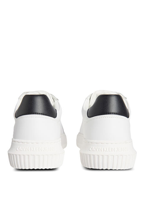 Calvin Klein Beyaz Erkek Sneaker CHUNKY CUPSOLE MONO LTH - Görsel 6