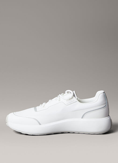 Calvin Klein Beyaz Erkek Sneaker CITY RUNNER LACEUP TECH MIX - Görsel 3