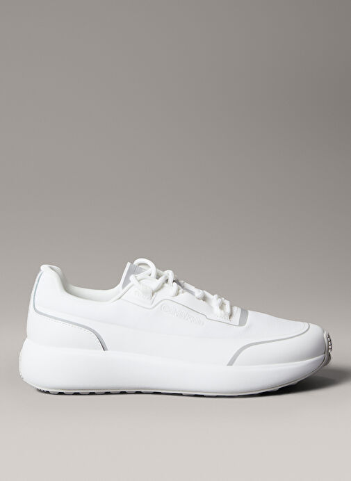 Calvin Klein Beyaz Erkek Sneaker CITY RUNNER LACEUP TECH MIX - Görsel 2