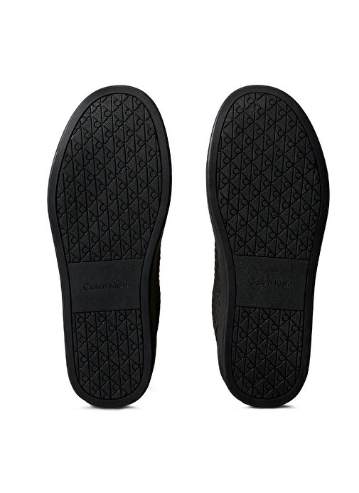 Calvin Klein Siyah Erkek Sneaker CLASSIC CUPSOLE LACEUP AOP - Görsel 7