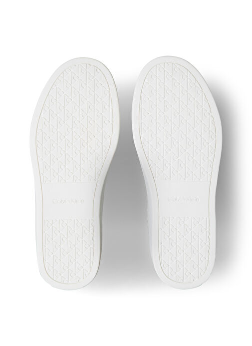 Calvin Klein Beyaz Erkek Sneaker CLASSIC CUPSOLE LACEUP AOP - Görsel 7