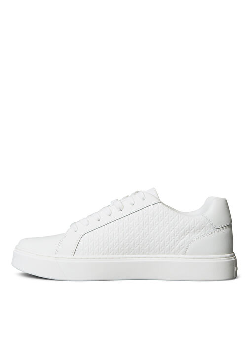 Calvin Klein Beyaz Erkek Sneaker CLASSIC CUPSOLE LACEUP AOP - Görsel 3