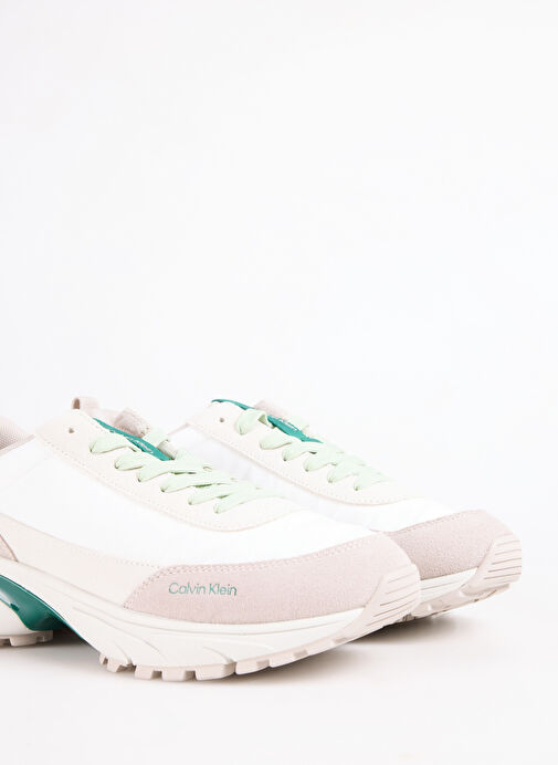 Calvin Klein Beyaz Erkek Sneaker HIKE RUNNER CASUAL NY-SU - Görsel 6
