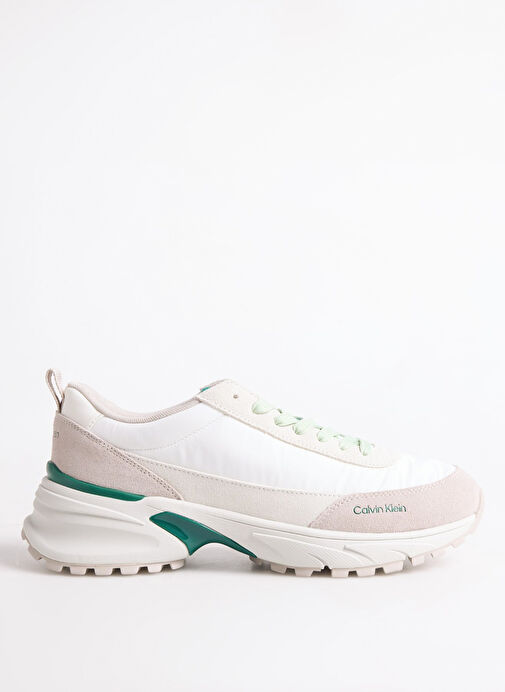 Calvin Klein Beyaz Erkek Sneaker HIKE RUNNER CASUAL NY-SU - Görsel 2