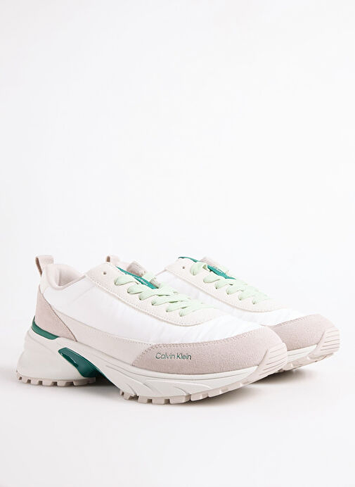 Calvin Klein Beyaz Erkek Sneaker HIKE RUNNER CASUAL NY-SU - Görsel 3