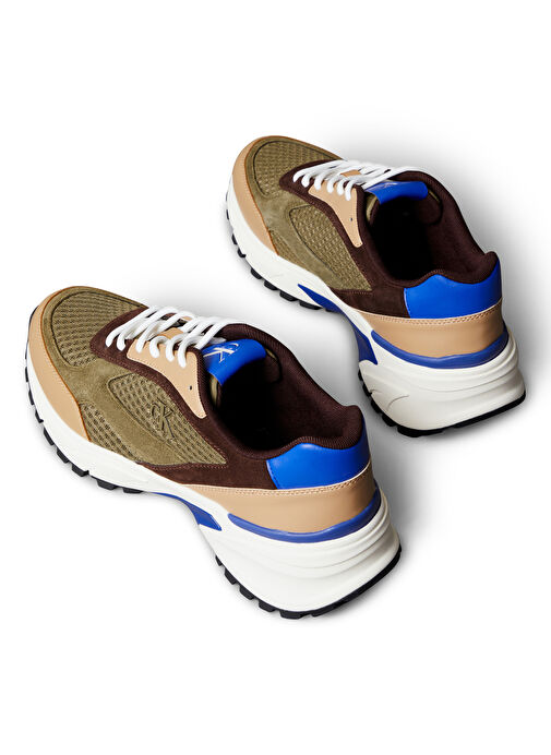 Calvin Klein Çok Renkli - Haki Erkek Sneaker HIKE RUNNER MESH MIX - Görsel 7