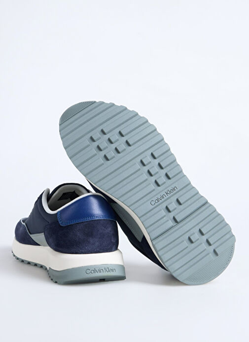 Calvin Klein Lacivert Erkek Sneaker LOW TOP LACE UP REPREVE MIX - Görsel 5