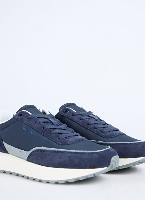 Calvin Klein Lacivert Erkek Sneaker LOW TOP LACE UP REPREVE MIX - Görsel 6
