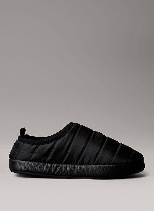 Calvin Klein Siyah Erkek Terlik HOME SLIPPER RIPSTOP LOGO PATCH - Görsel 2