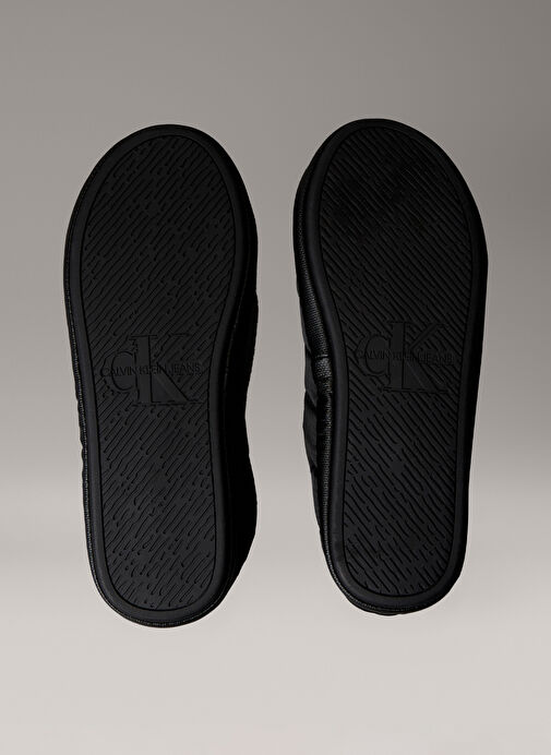 Calvin Klein Siyah Erkek Terlik HOME SLIPPER RIPSTOP LOGO PATCH - Görsel 7