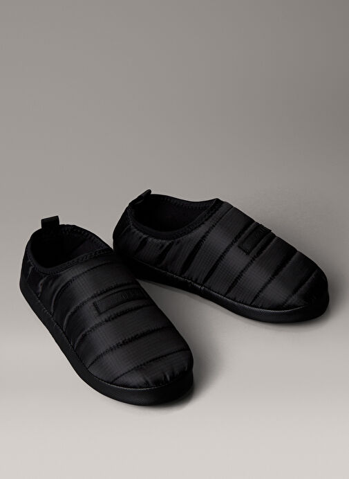 Calvin Klein Siyah Erkek Terlik HOME SLIPPER RIPSTOP LOGO PATCH - Görsel 4