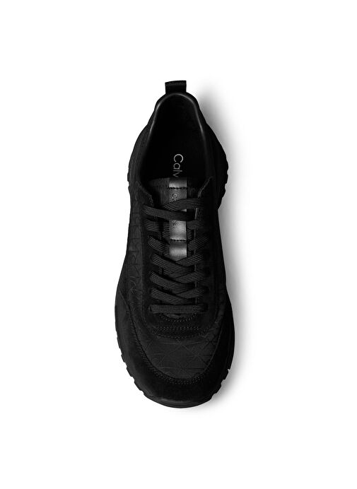 Calvin Klein Siyah Erkek Sneaker HIKE RUNNER CASUAL NY-SU AOP - Görsel 6